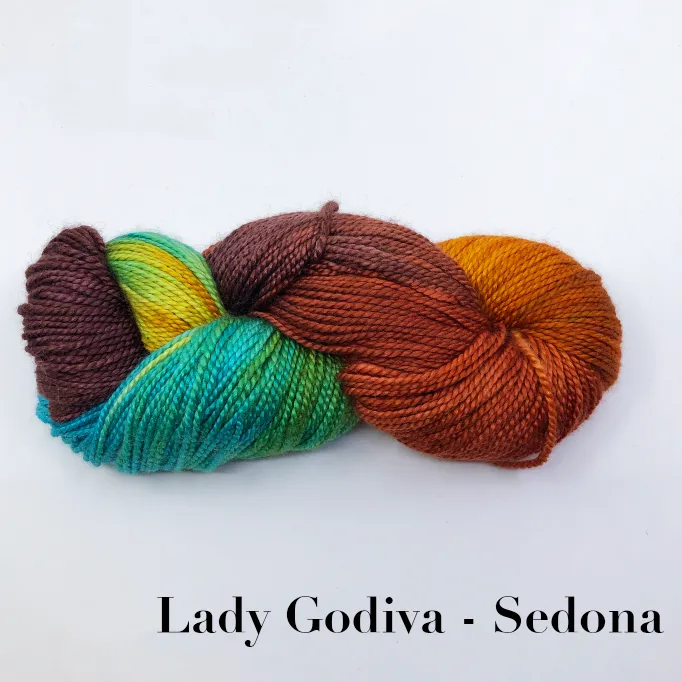 Hand dyed wools - L'Atelier de Hand Maiden et Fleece Artist 