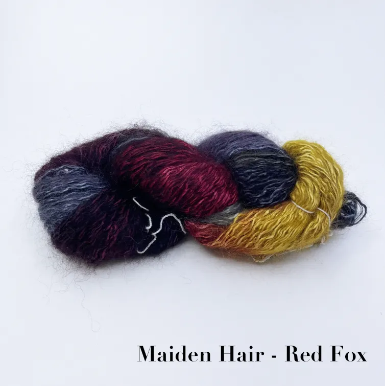 Hand dyed wools - L'Atelier de Hand Maiden et Fleece Artist 