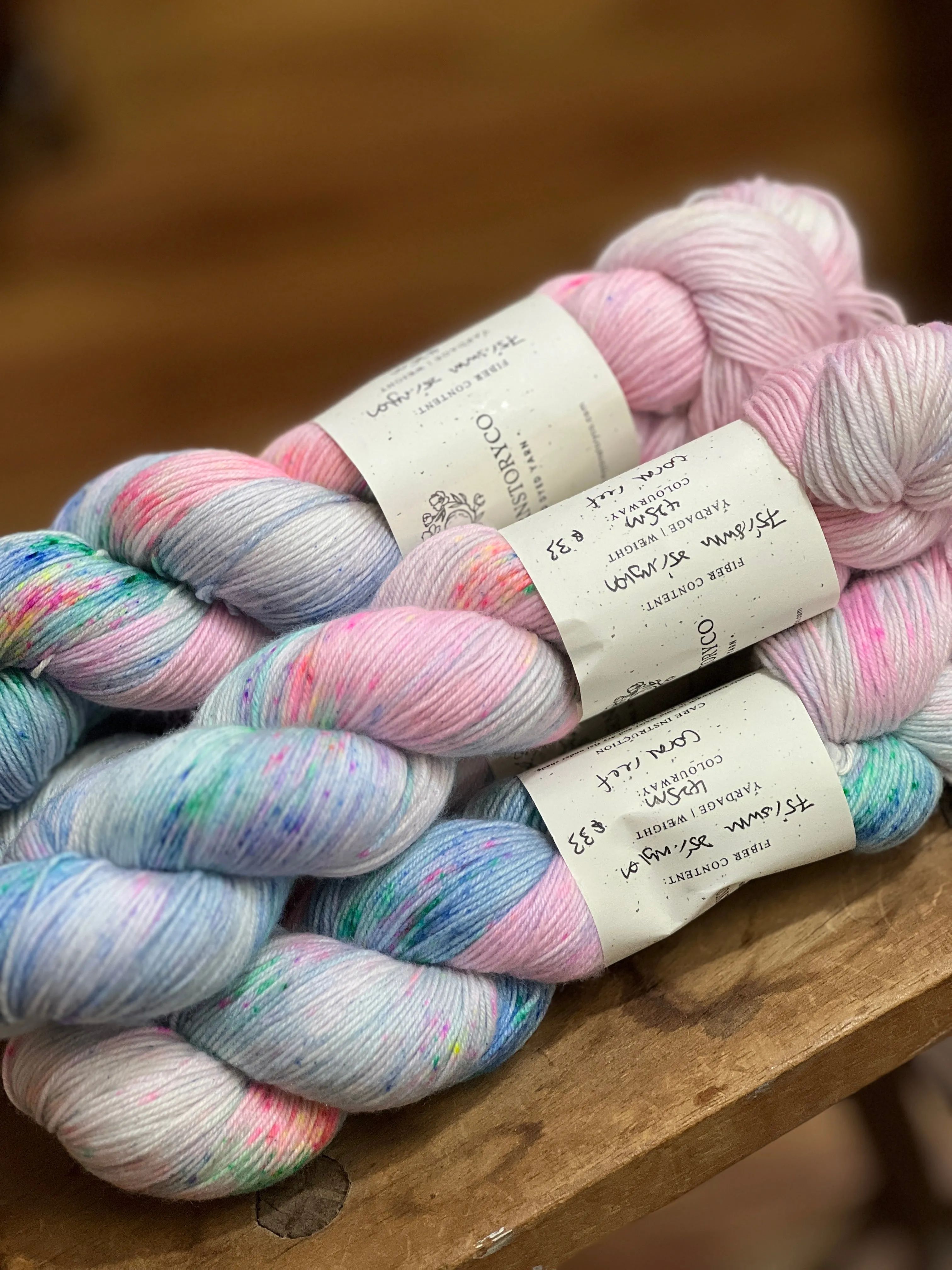 Hand Dyed Yarn by Myyarnstoryco 2024 July Batch