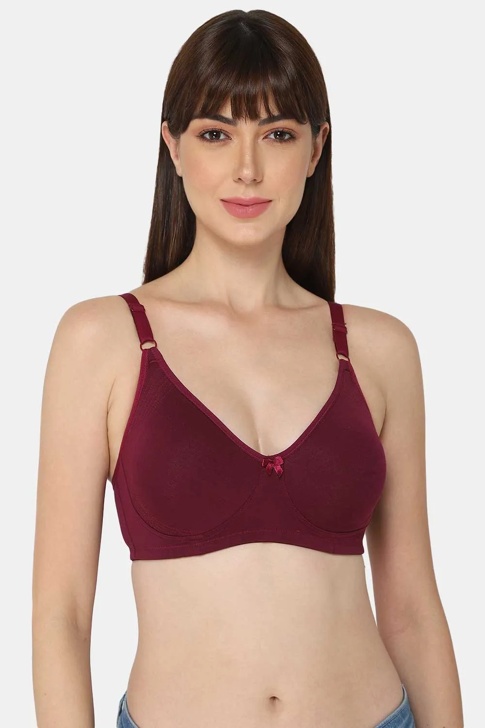 High Coverage Non-Wired Non-Padded Intimacy T-shirt Saree Bra - ES02 - Bright Shade