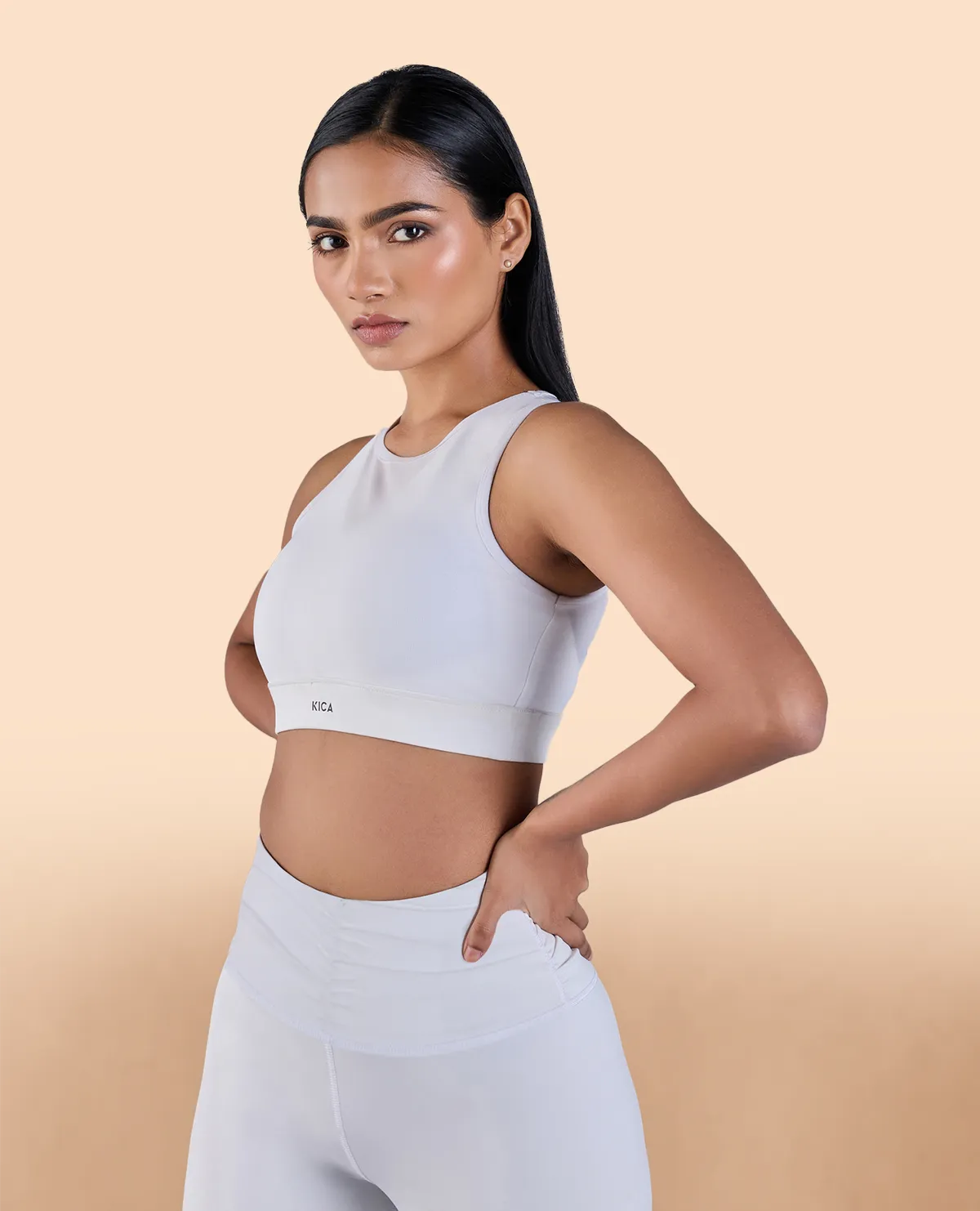 High Impact and Full Coverage Mesh Sports Bra