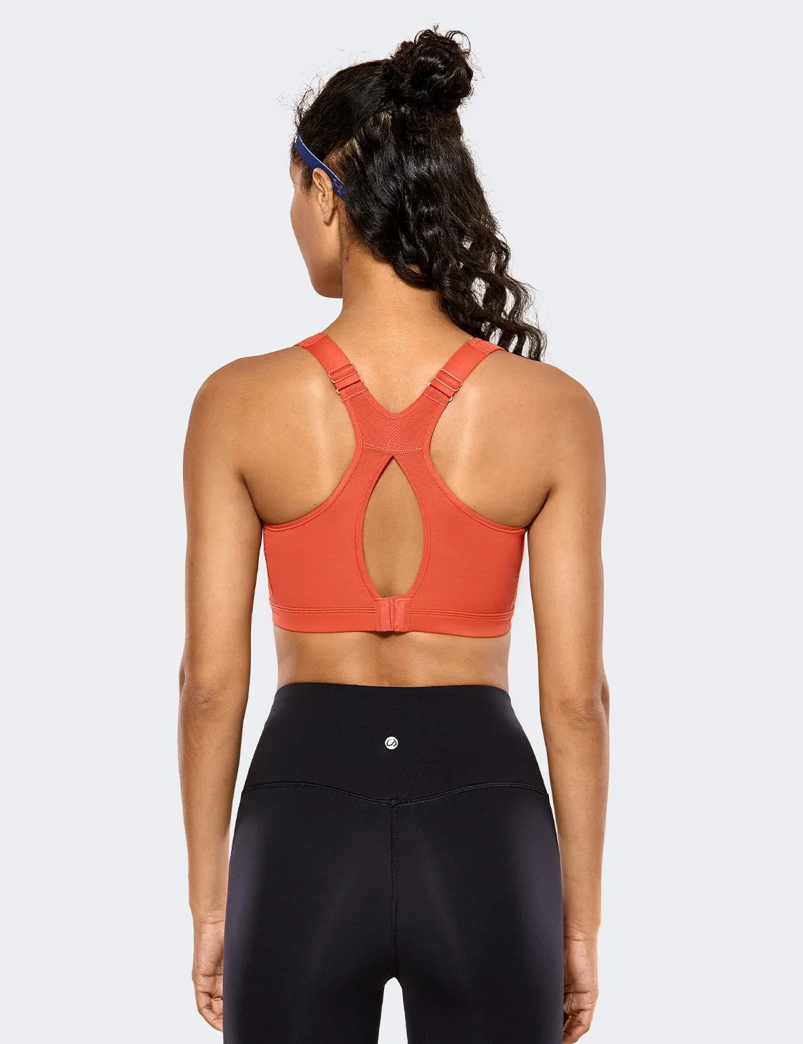 High Impact Wirefree Padded Full Coverage Sports Bra