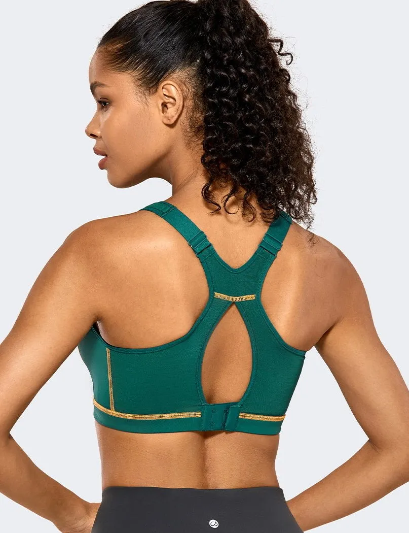 High Impact Wirefree Padded Full Coverage Sports Bra