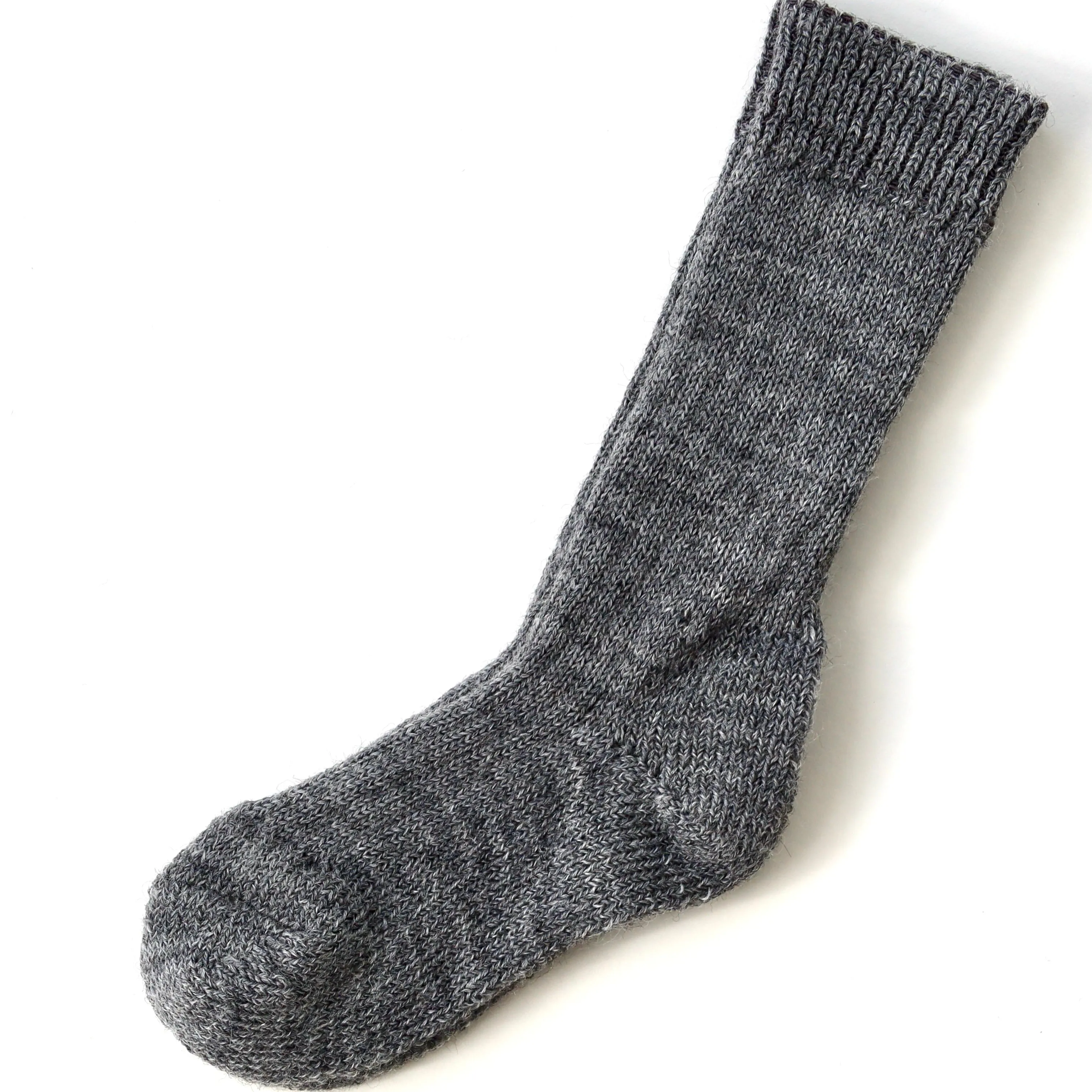 Hirsch Natur Child Sock, Mid-Weight, with Ribbed Cuff, Merino Wool