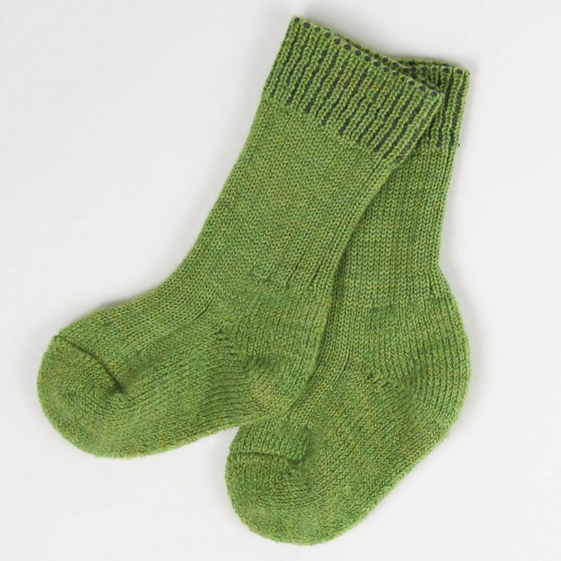 Hirsch Natur Child Sock, Mid-Weight, with Ribbed Cuff, Merino Wool