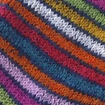 Hirsch Natur Child Sock, Rainbow Stripe