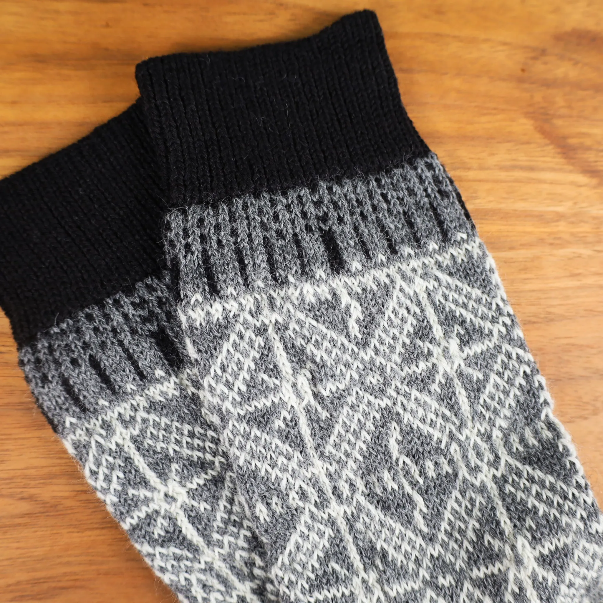 Hirsch Natur Unisex Ice Crystal Sock with Reinforced Sole, Merino Wool