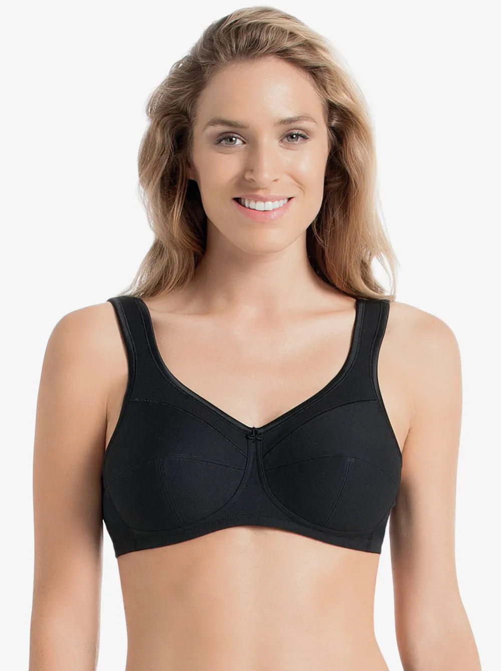 Jana Full Cup Support Bra - Black