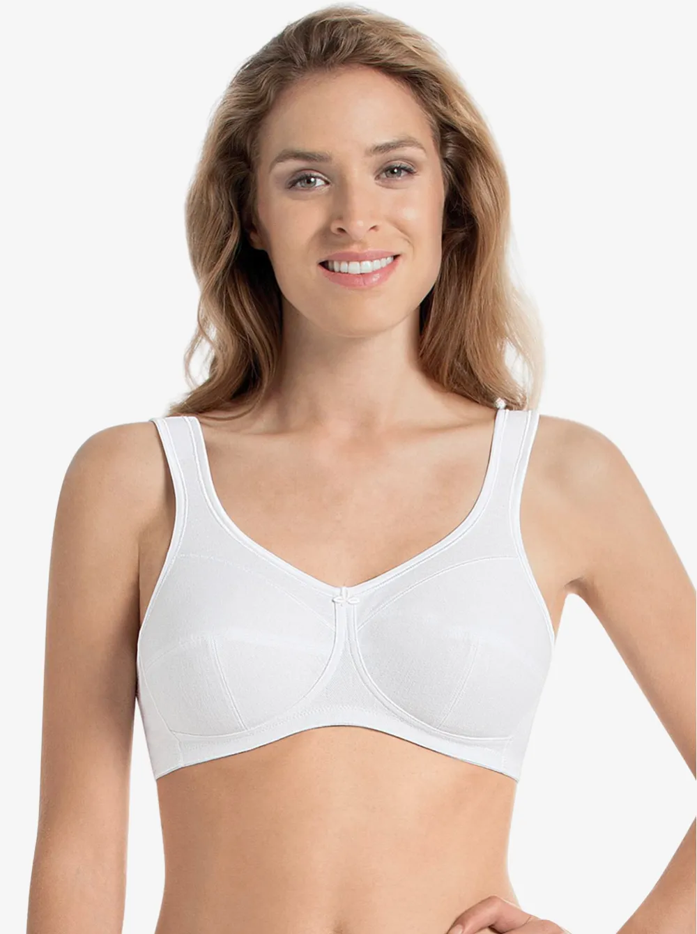 Jana Full Cup Support Bra - White