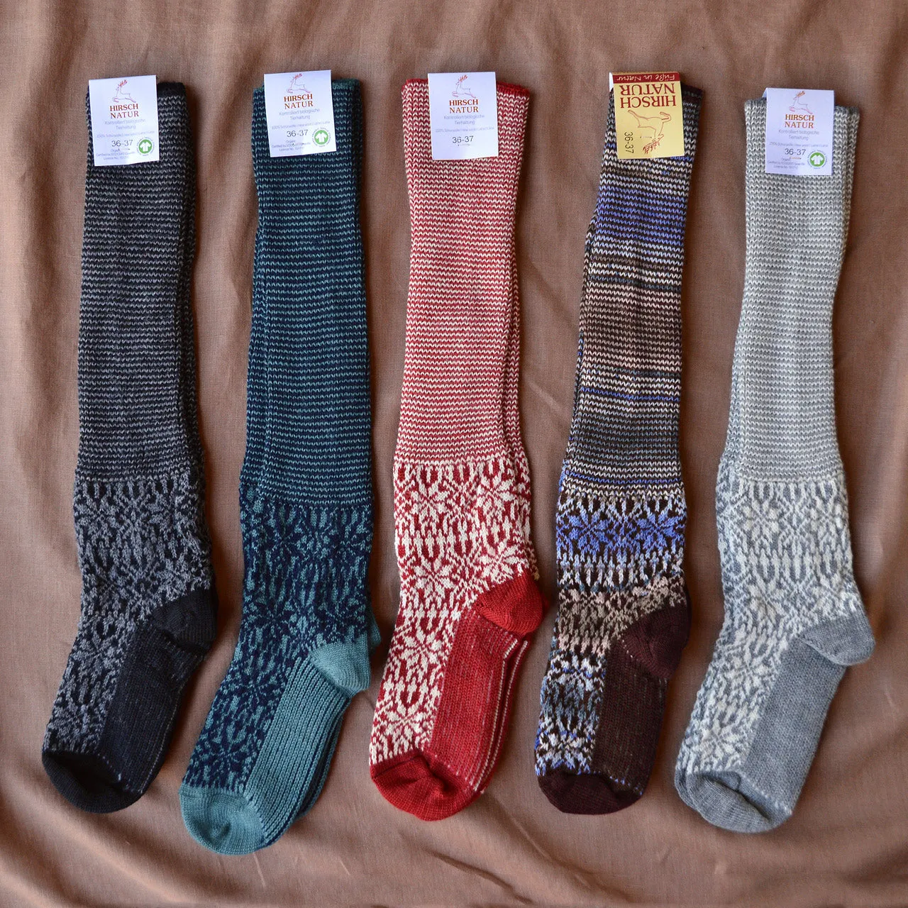 Kneehigh Hygge Fairisle Organic Wool Socks (Adults 36-41) *Returning 2025