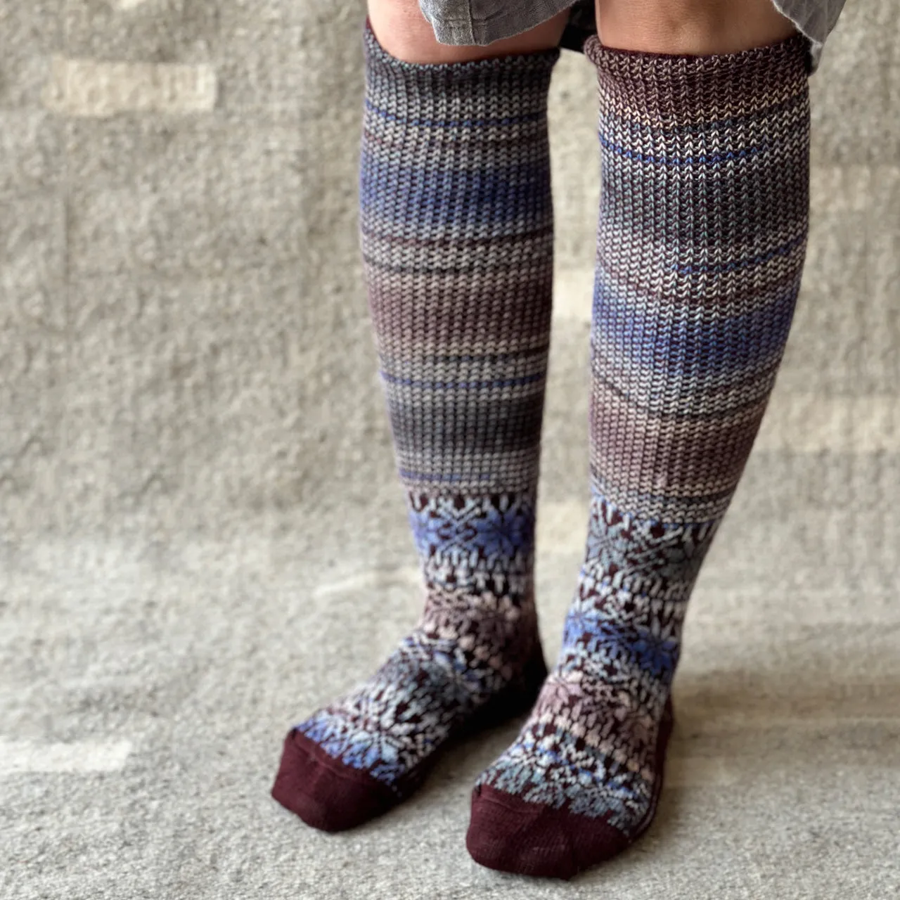 Kneehigh Hygge Fairisle Organic Wool Socks (Adults 36-41) *Returning 2025