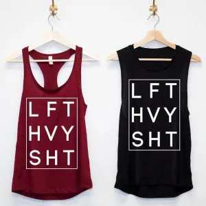 Lift Heavy Workout Tank Top - Pick Style