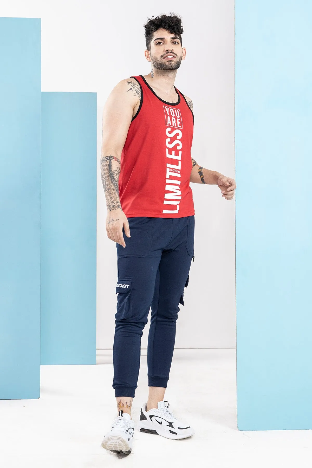 Limitless Red Tank Top - S21 - MTT006R