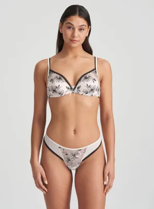 Marie Jo: Noorah Half Padded Balcony Bra Black Blush