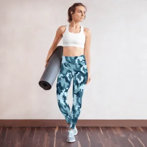 Marine Camo Yoga Leggings