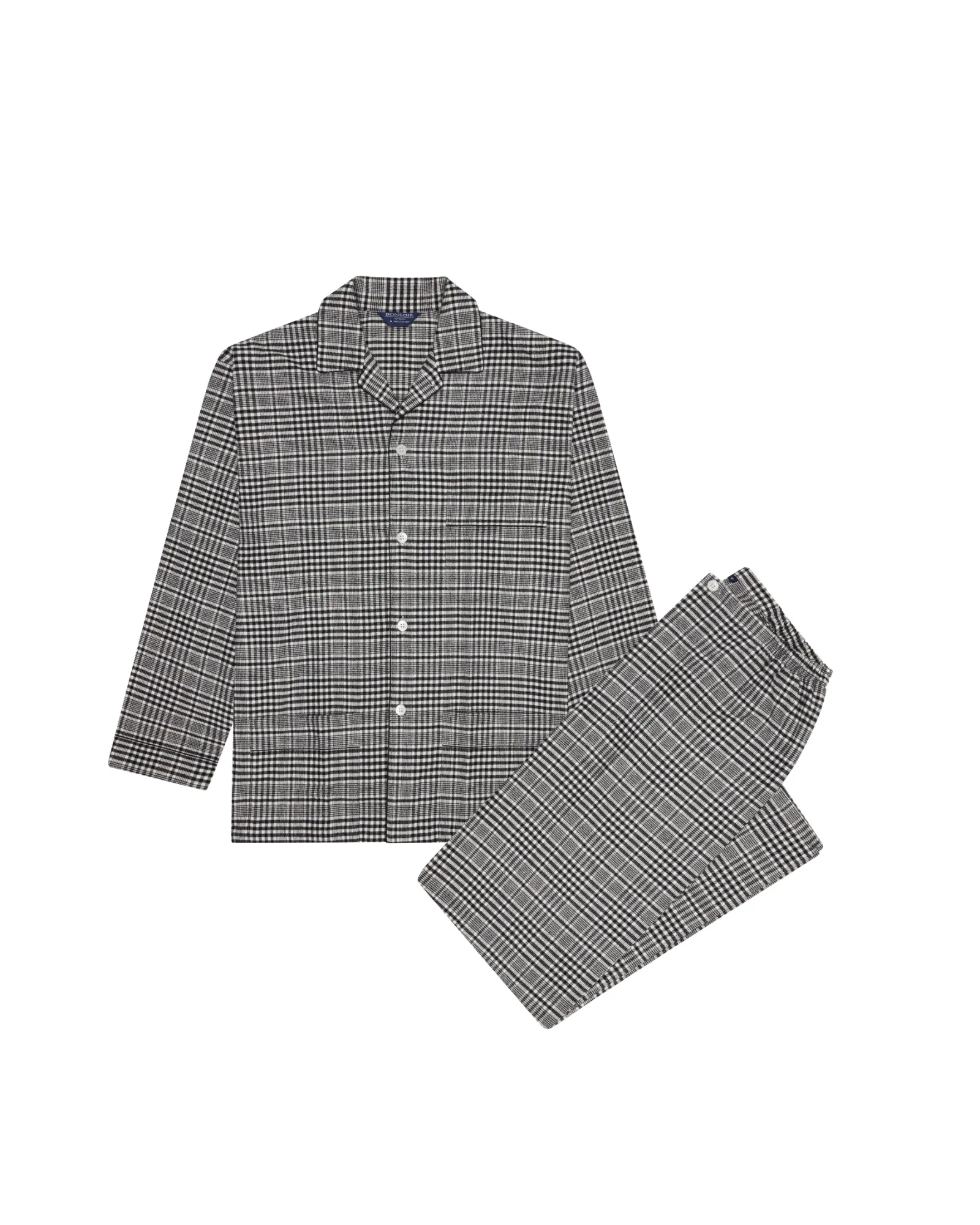 Men's Brushed Cotton Pajamas - Falstone Check