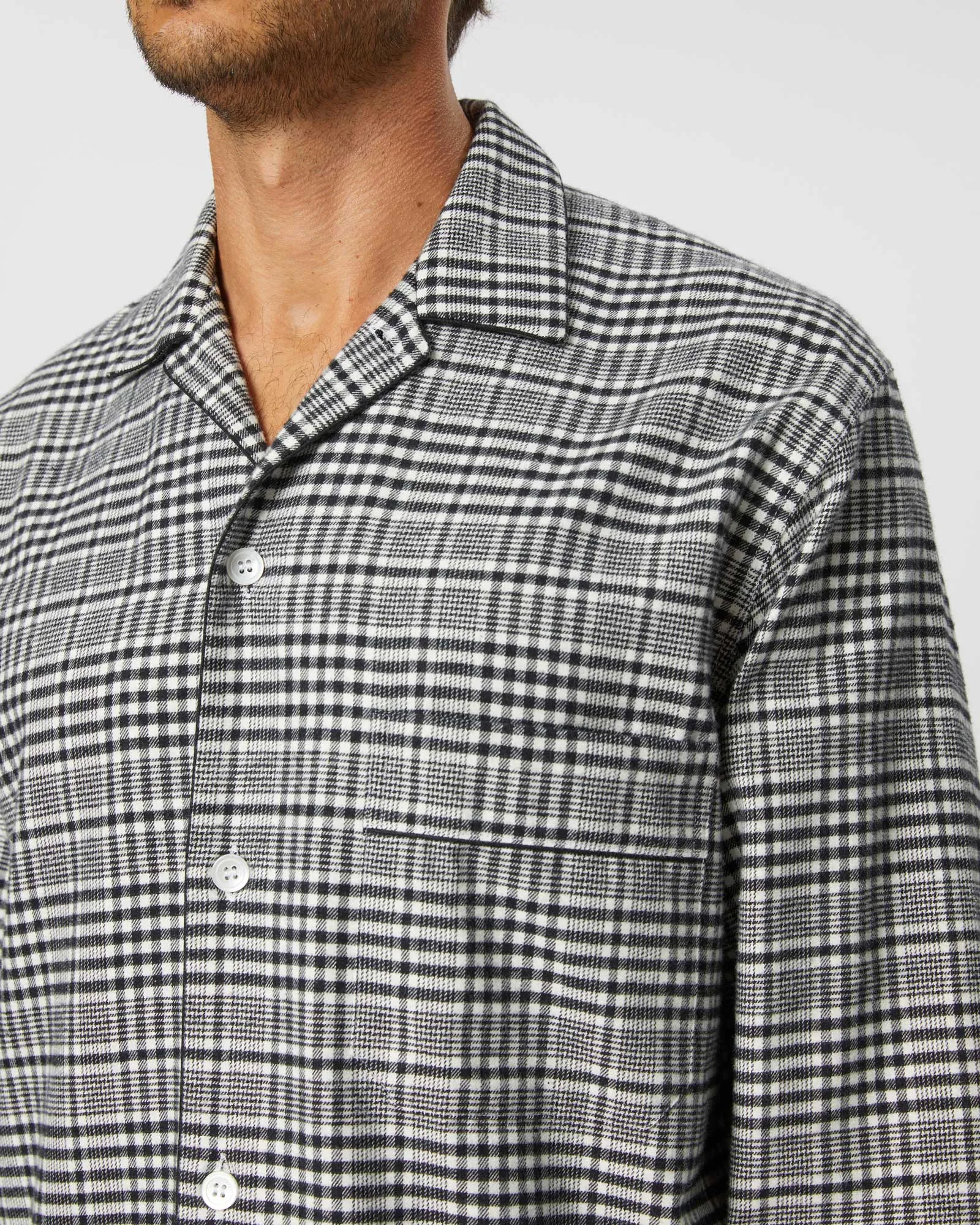 Men's Brushed Cotton Pajamas - Falstone Check