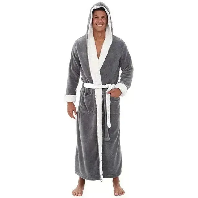 Men's Pajamas Winter Solid Color Home Wear