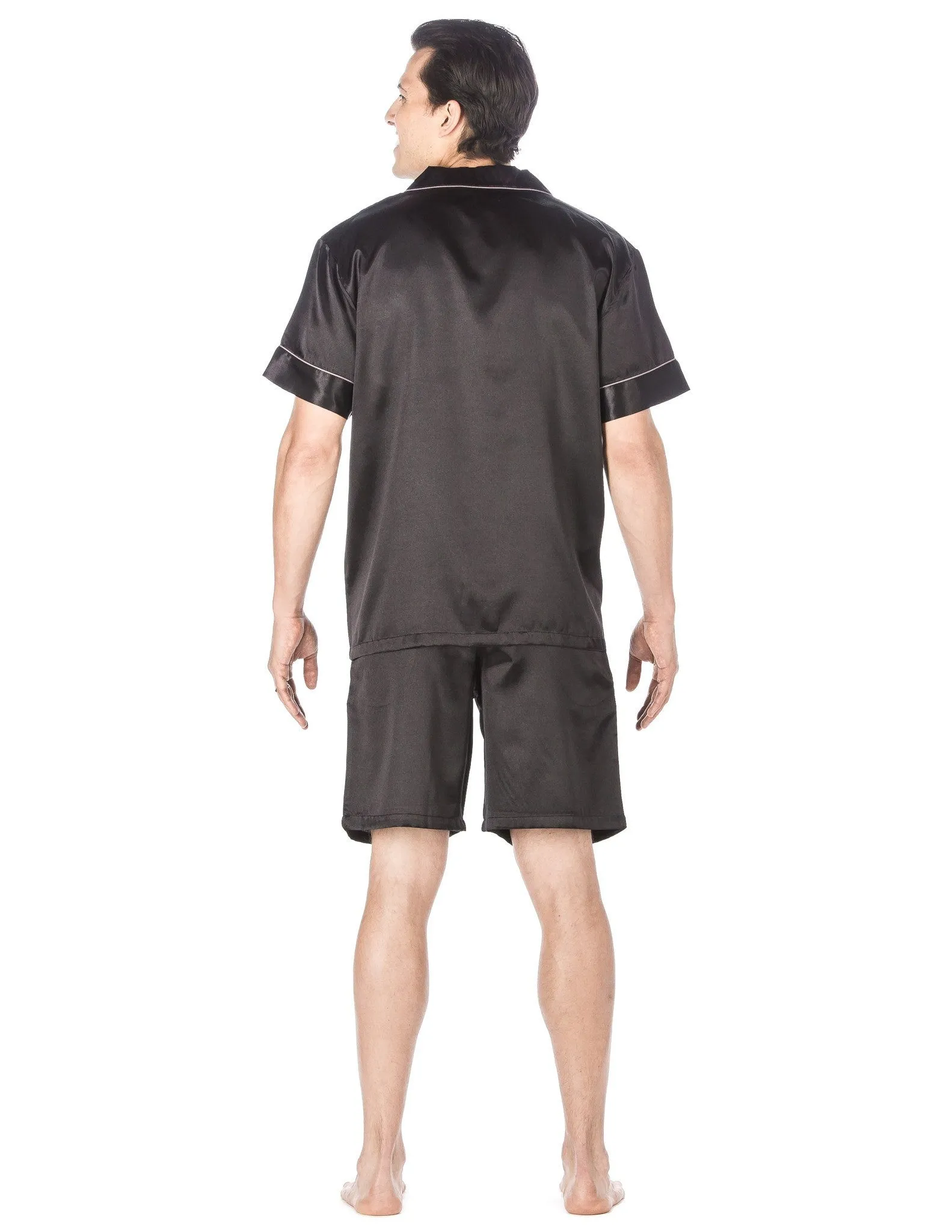 Men's Premium Satin Short Pajama Set