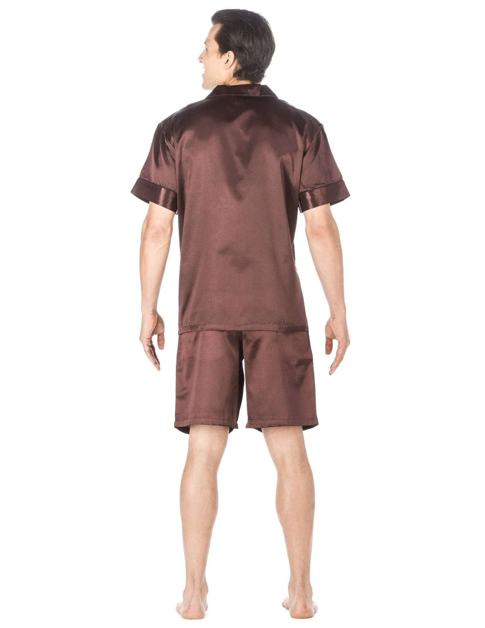 Men's Premium Satin Short Pajama Set