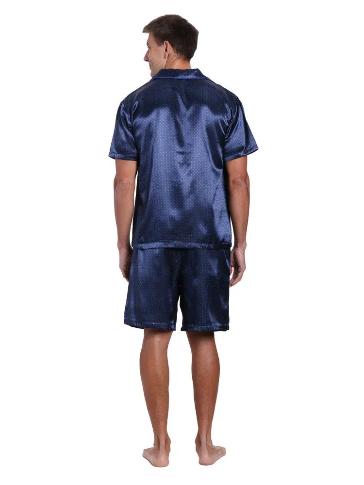 Men's Premium Satin Short Pajama Set