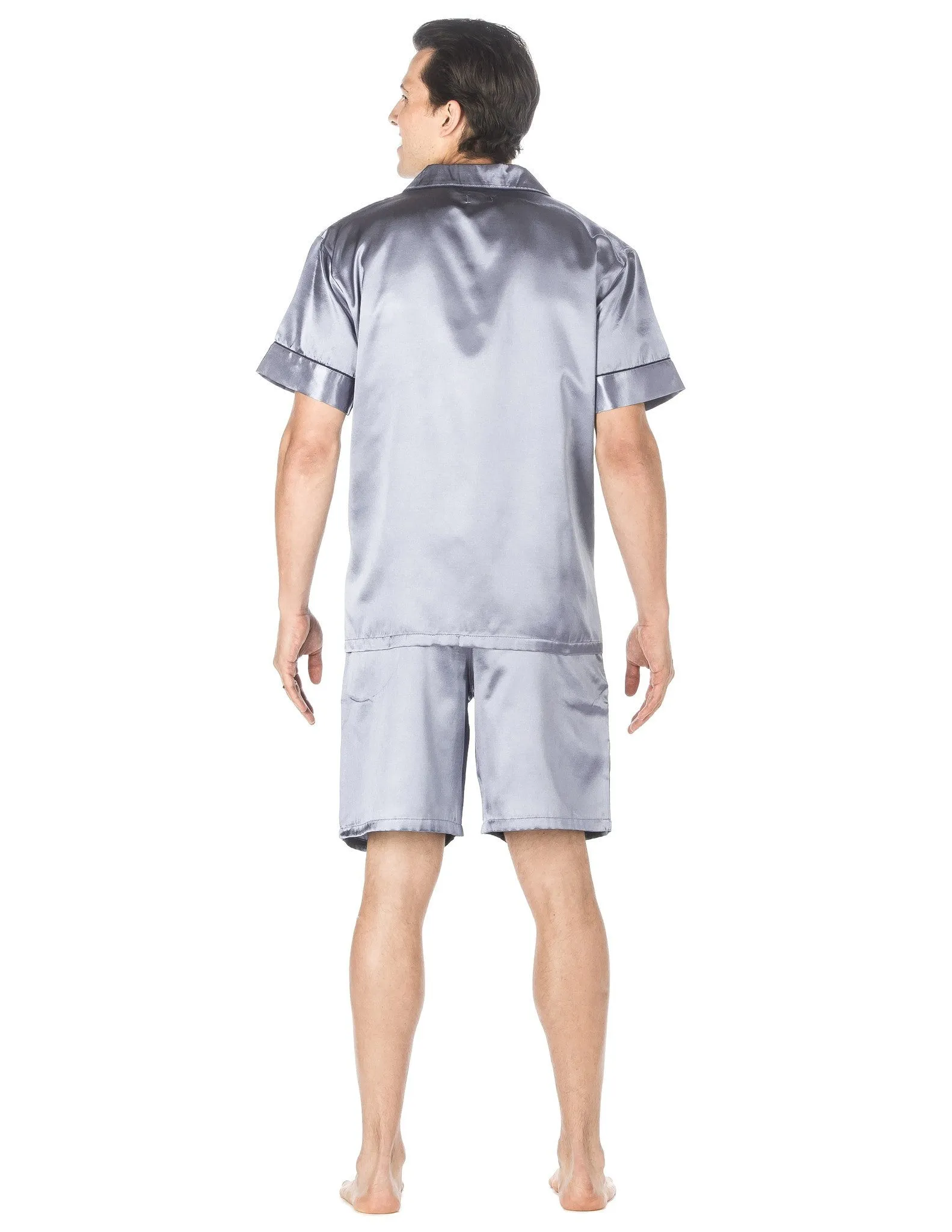 Men's Premium Satin Short Pajama Set