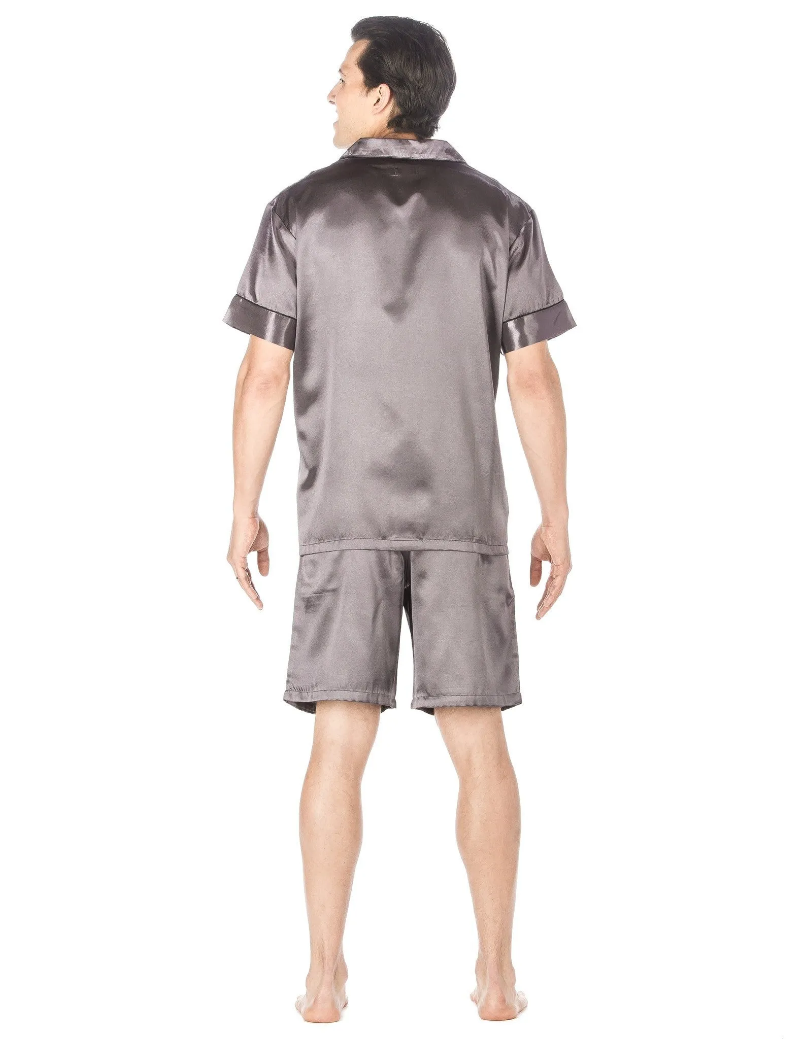 Men's Premium Satin Short Pajama Set