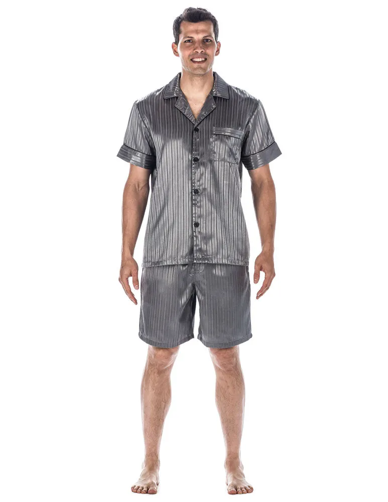 Men's Premium Satin Short Pajama Set