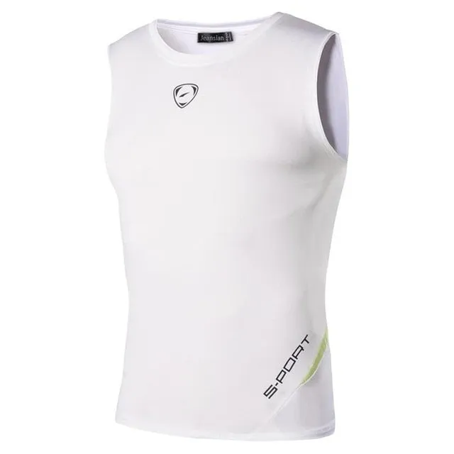 Mens Quick Dry Slim Fit Sleeveless Sport Tank Top