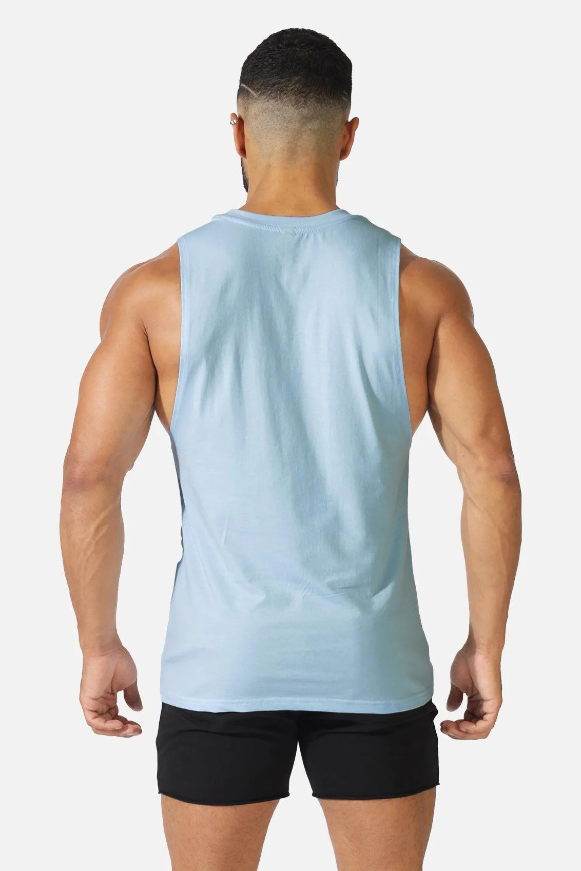 Men's Sleeveless Training Tee - Blue