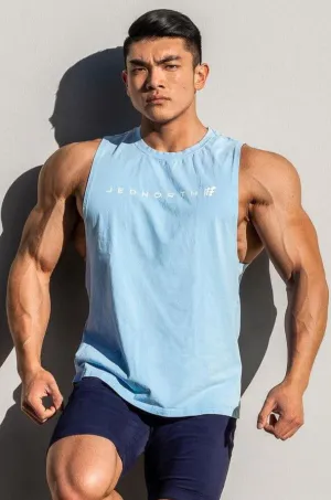 Men's Sleeveless Training Tee - Blue