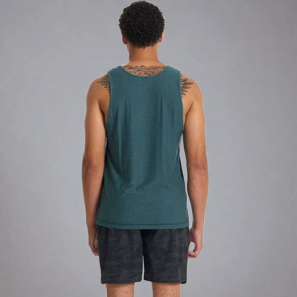 Mens Strato Tech Tank - Beryl Heather