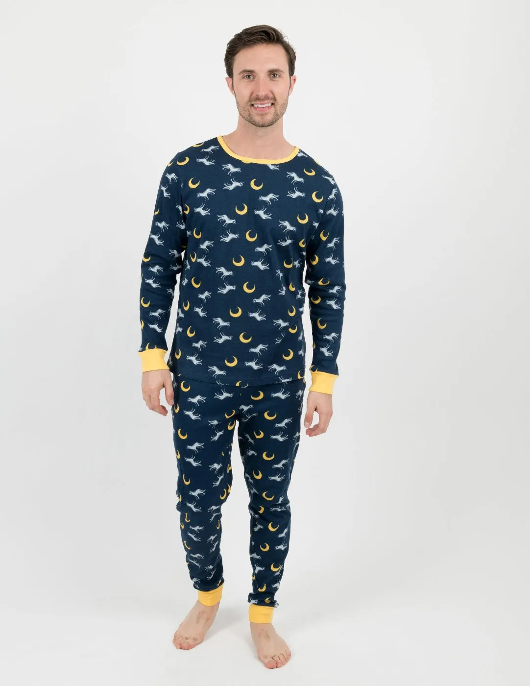 Men's Wild Animals Cotton Pajamas