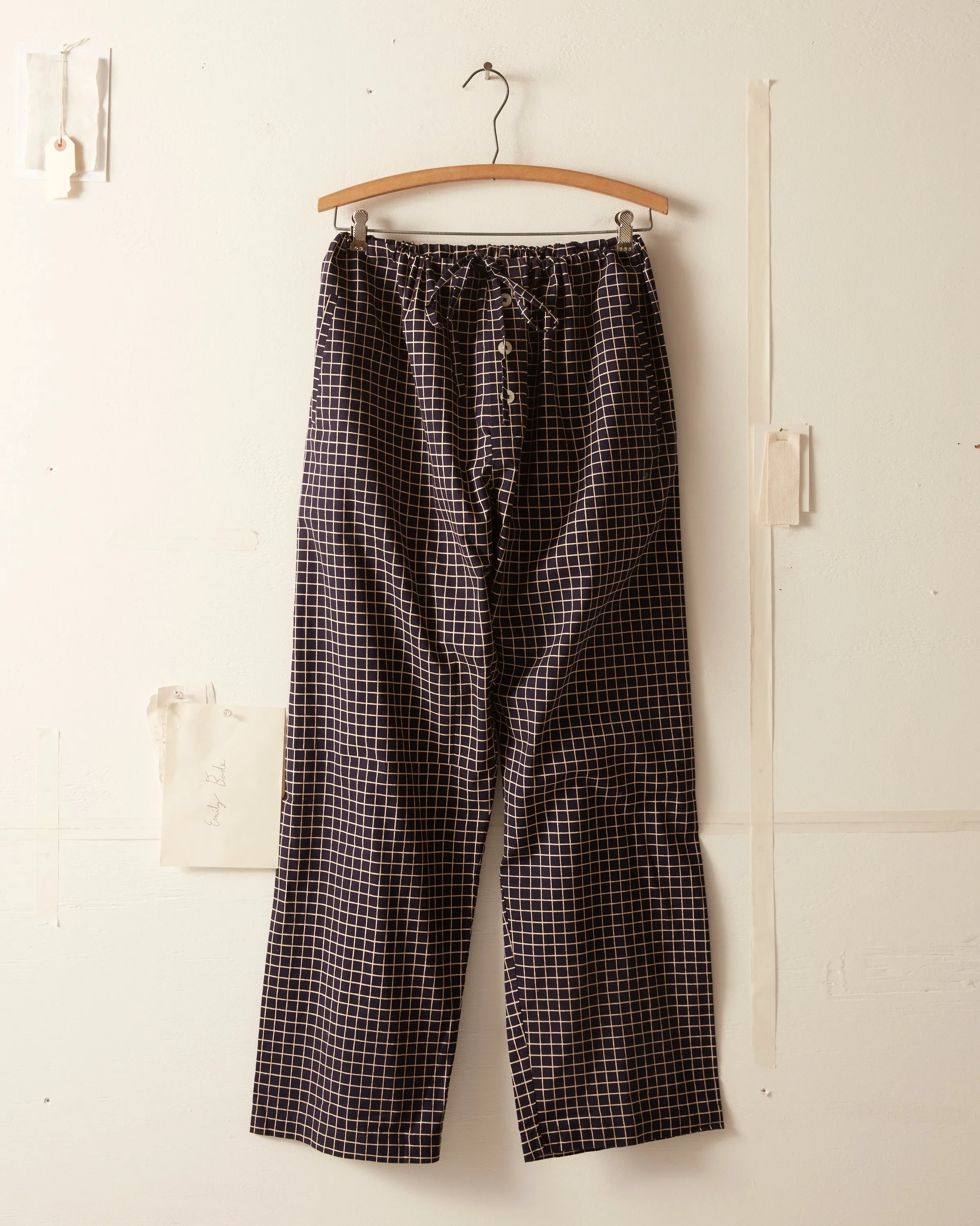 Midnight Grid Pajama Pant