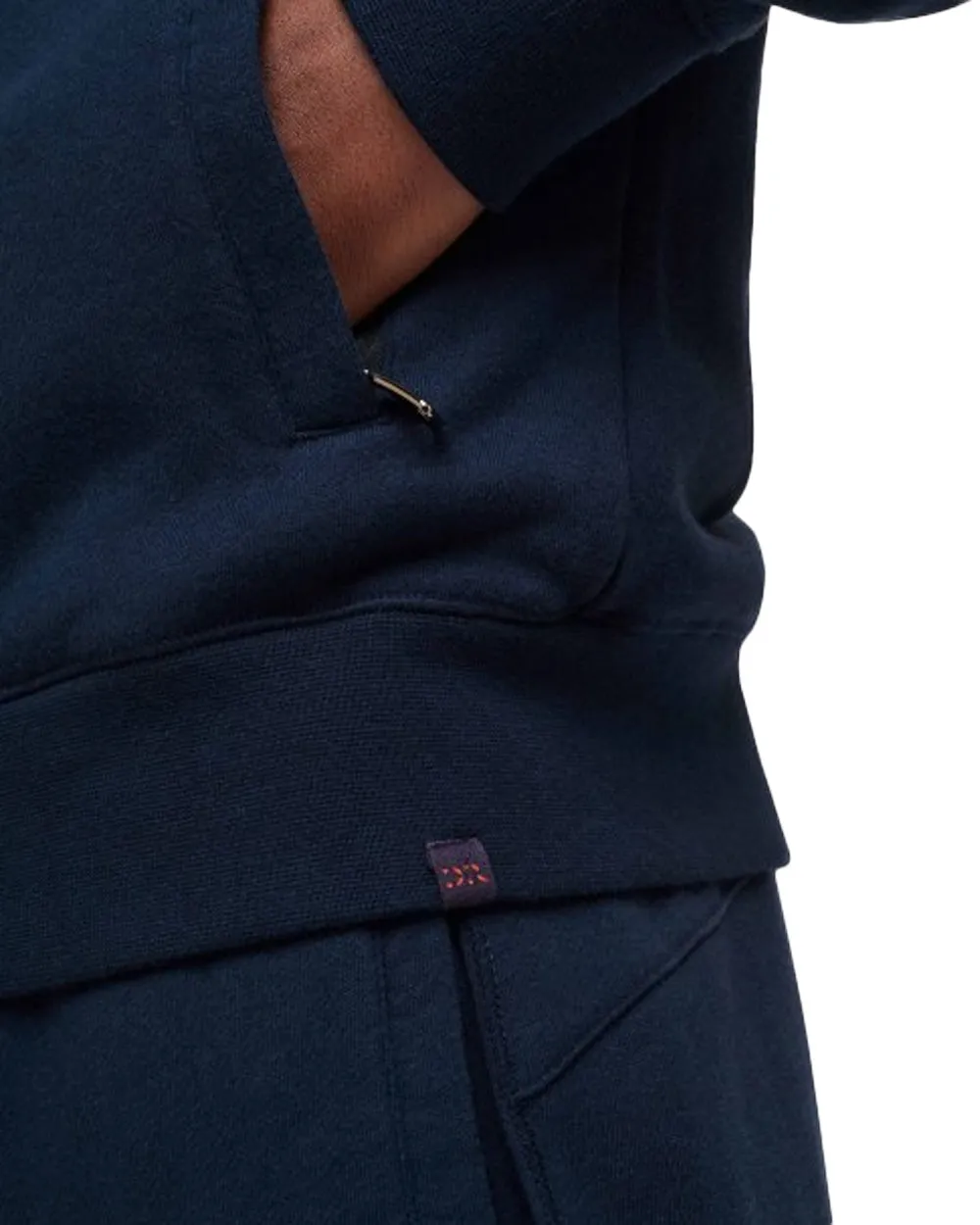 Navy Quinn Modal Full Zip Hoodie