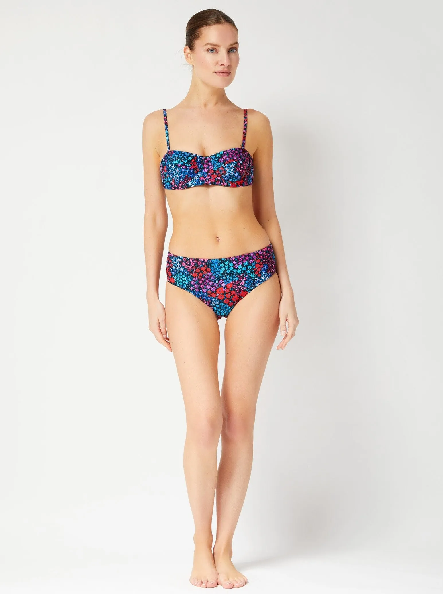 Nellie Top   Classic Midrise Bottom in In Bloom