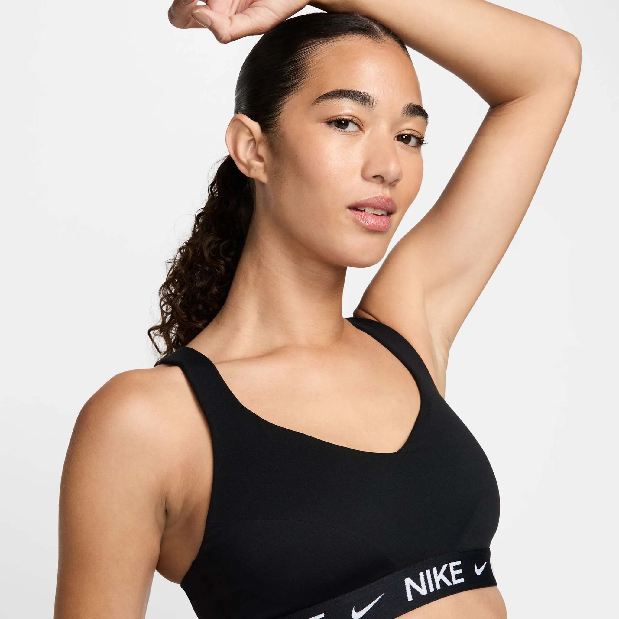 Nike | Women's Indy High Support Padded Adjustable Sports Bra - Black