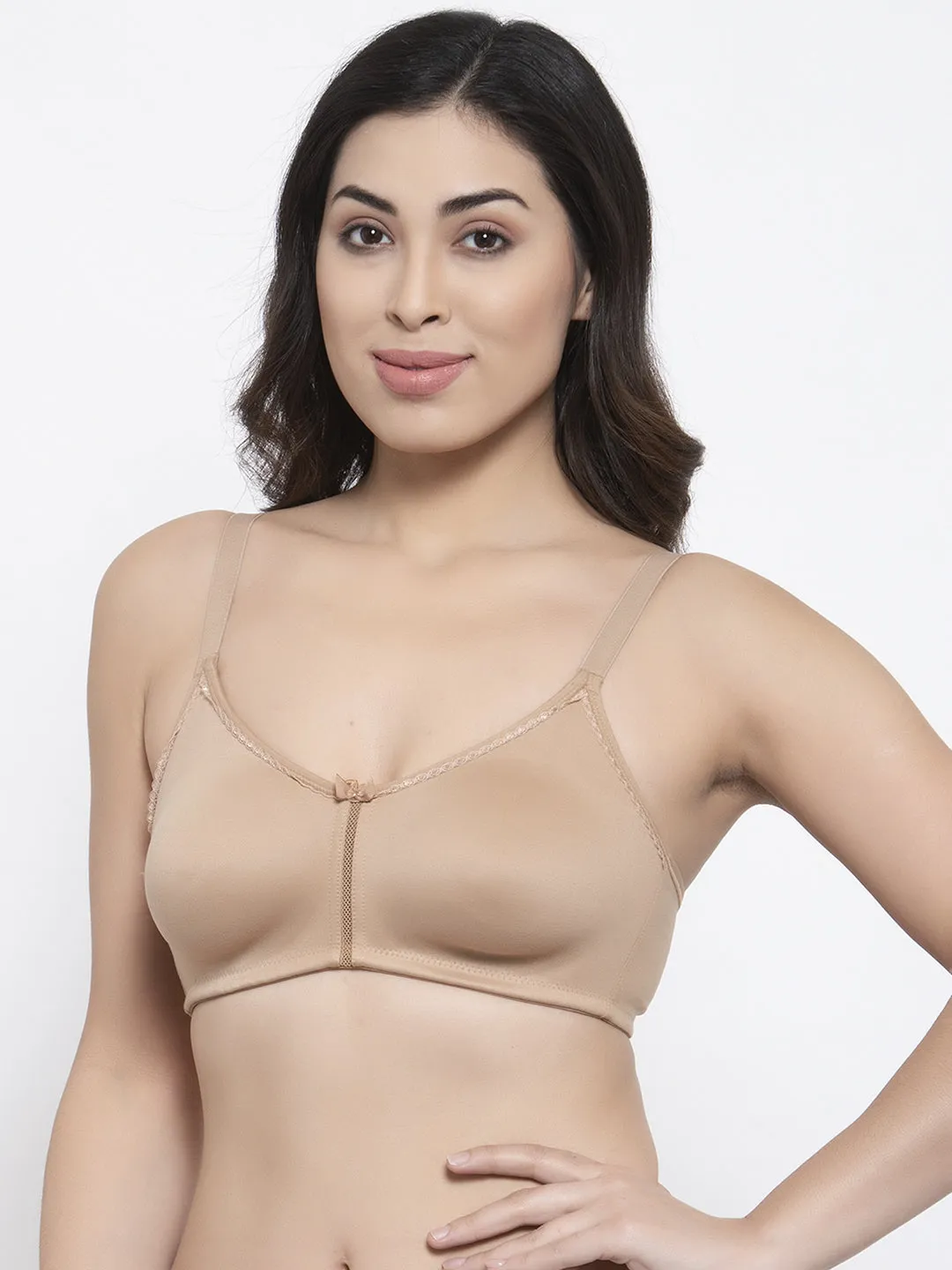 Nude Non Padded Non Wired Full Coverage Minimizer Bra