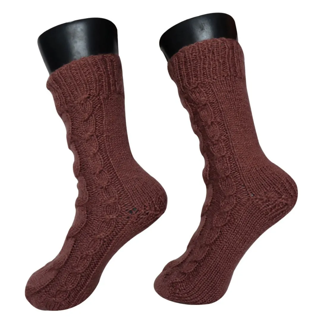 Organic Wool |  Socks  for Men & Women |  Hazelnut Color