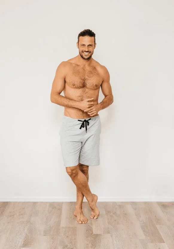 Owens organic cotton shorts in grey marle