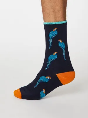 PAPPAGALLO SOCKS - DARK NAVY