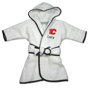 Personalized Calgary Flames Robe