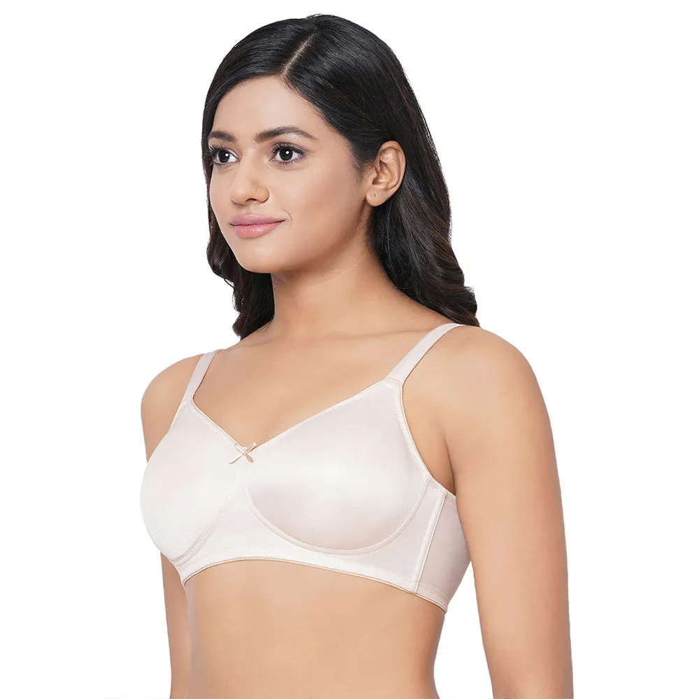 Pixie Non Padded Non-Wired Full Cup Everyday Wear Plus Size Full Support Minimizer Bra - Beige