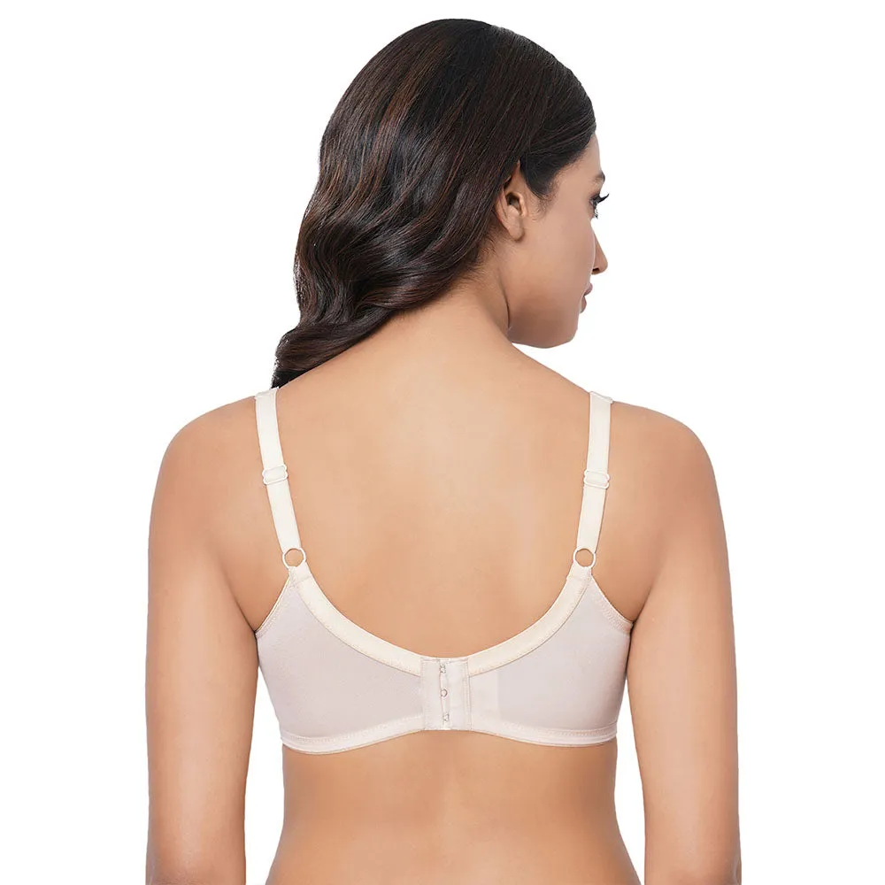 Pixie Non Padded Non-Wired Full Cup Everyday Wear Plus Size Full Support Minimizer Bra - Beige