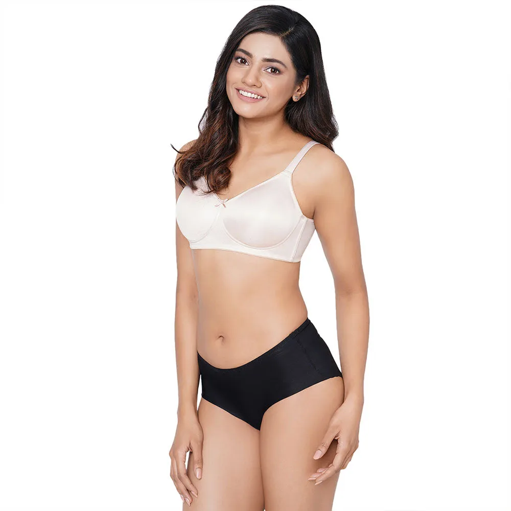 Pixie Non Padded Non-Wired Full Cup Everyday Wear Plus Size Full Support Minimizer Bra - Beige