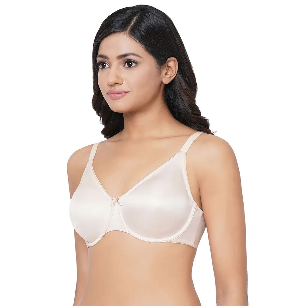 Pixie Non Padded Wired Full Cup Everyday Wear Plus Size Full Support Minimizer Bra - Beige