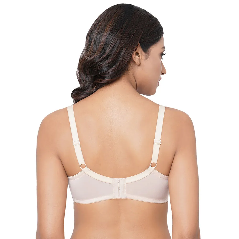 Pixie Non Padded Wired Full Cup Everyday Wear Plus Size Full Support Minimizer Bra - Beige