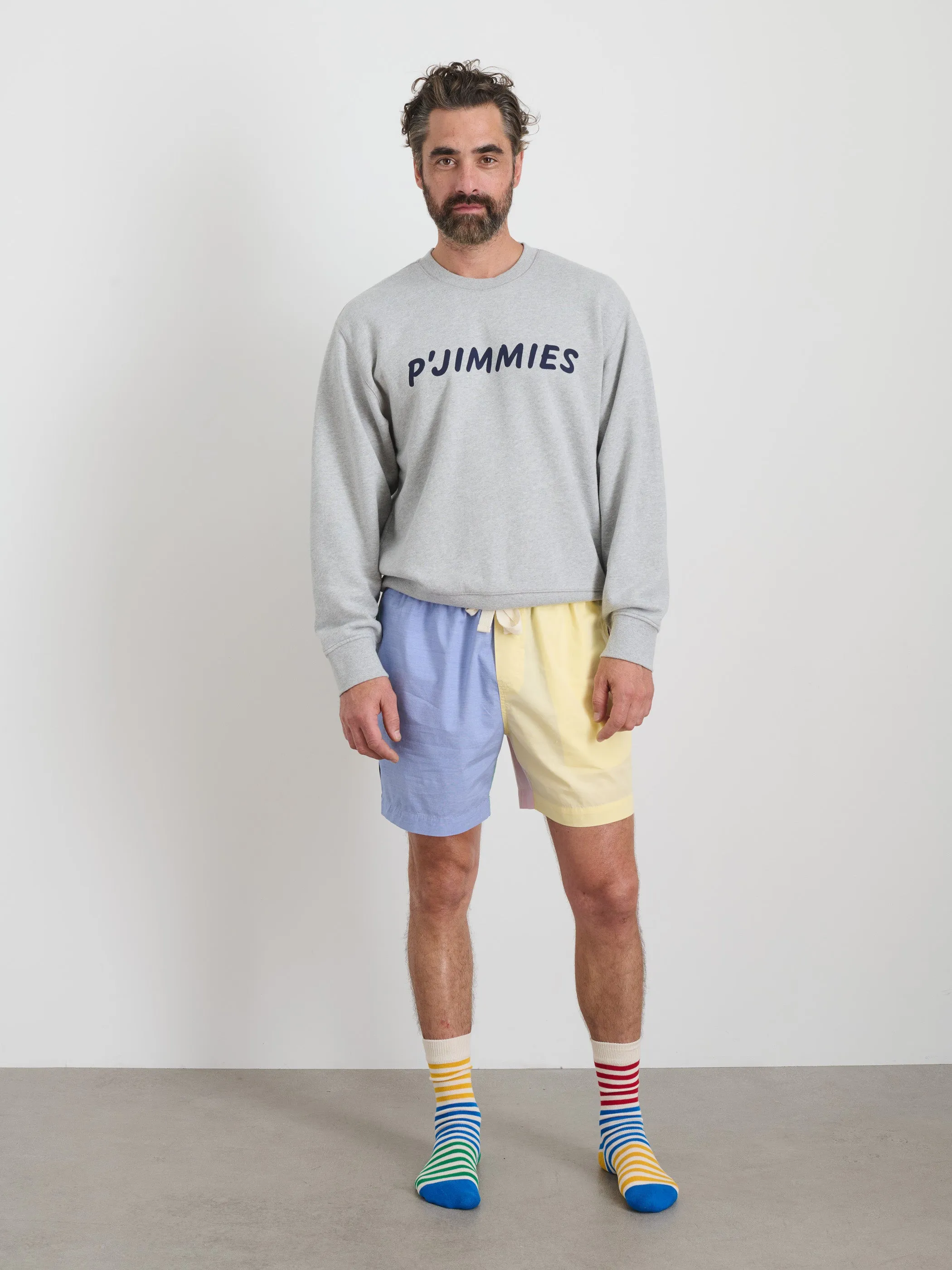 P'Jimmies Sleep Short in Colorblock