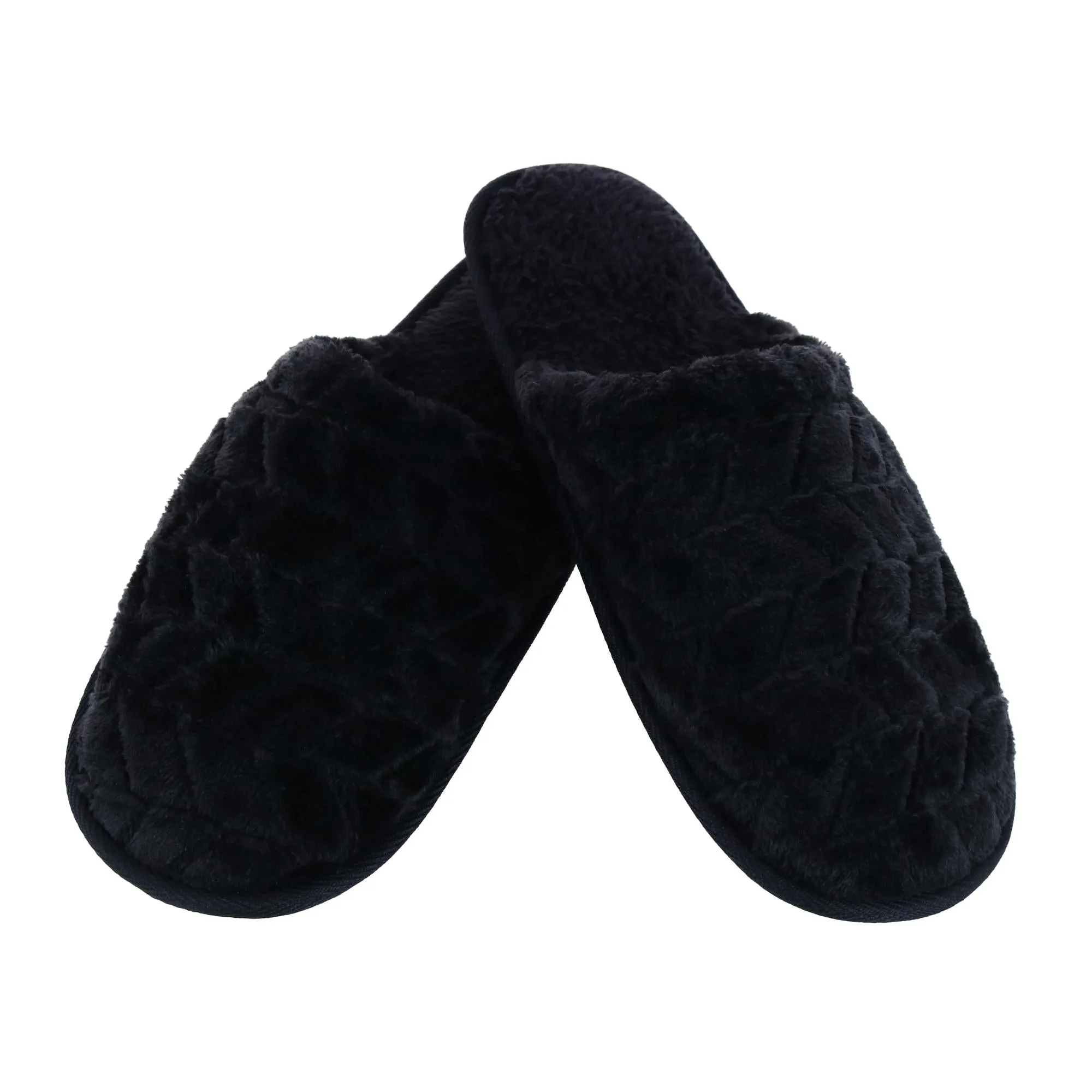 Polar Extreme Women's Plush Chevron Sherpa Lined Slippers