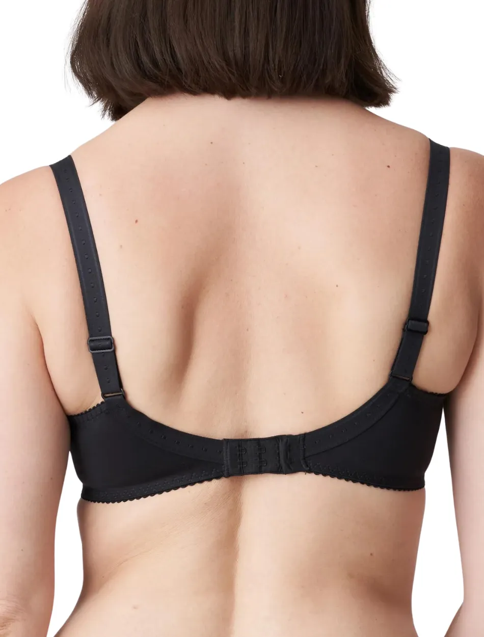 PrimaDonna Orlando Bra Large Cups Full Cup Wire Bra, Charcoal | Charcoal PrimaDonna Full Cup Bra